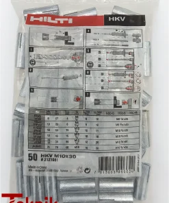 خرید انکر MKV 10*30 هیلتی بسته 50 عددی